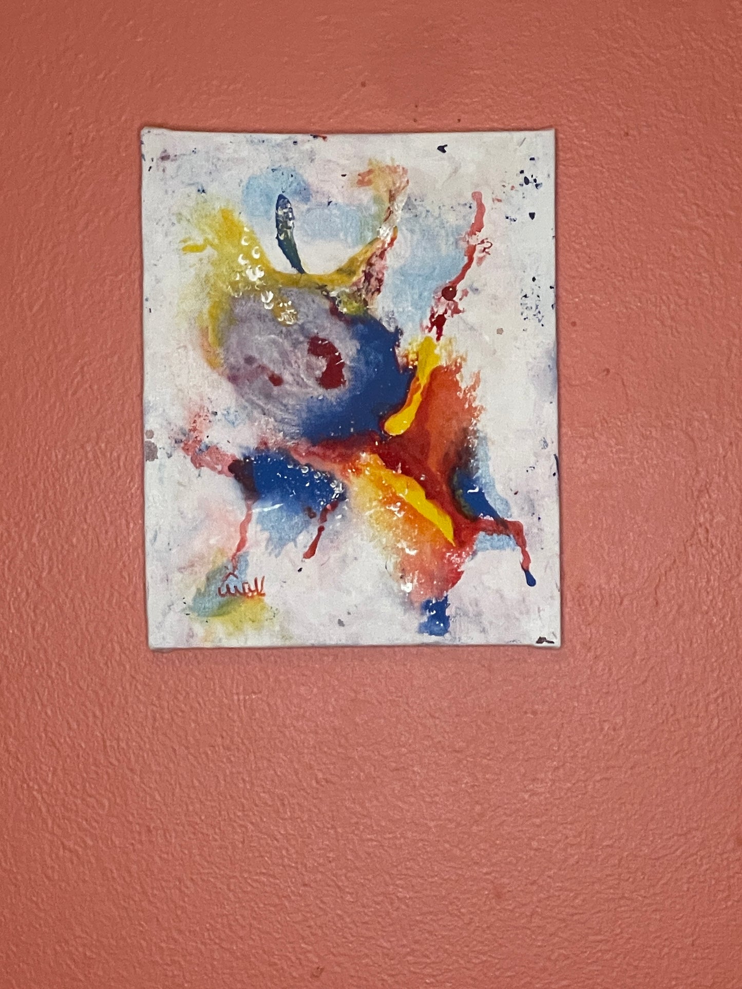 Deceptive Realty is: An Original design by Shahla Rahimi Reynolds. This Canvas Painting is 10” H x 8” W.
The painting’s vibrant colors will bring an elegant touch to its surroundings.