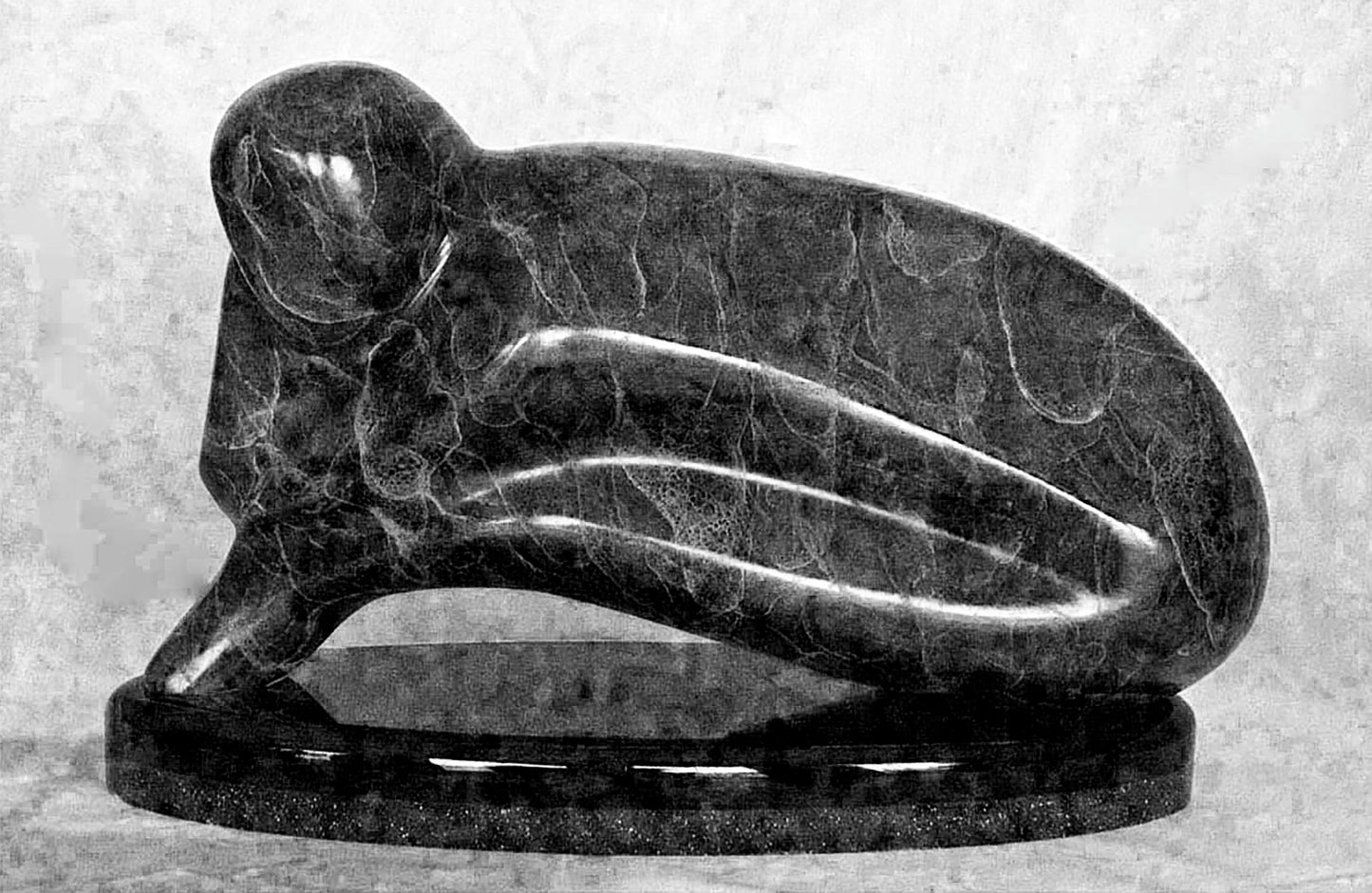 This exquisite bronze sculpture by Shahla Reynolds captures the essence of tranquility and contemplation. The figure appears relaxed, deeply absorbed in thought as it grapples with unresolved issues, embodying a sense of introspection and wisdom. The artwork is enhanced by a striking patina featuring intricate blue or black marble designs, adding a rich texture and depth that can beautifully complement traditional and contemporary decor styles.
Perfect for a home or office setting, this contemporary figura