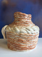 Earthy Earthen Wear I - Sonarta.com,This is a Hand Built (Coil) Clay Pot. This piece copies the style of Greek and Roman pottery, which was used in ancient times to keep liquids cool.  The Earthy Earthen Wear I was created by Shahla rahimi Reynolds.  It is 11" H x 10" W.