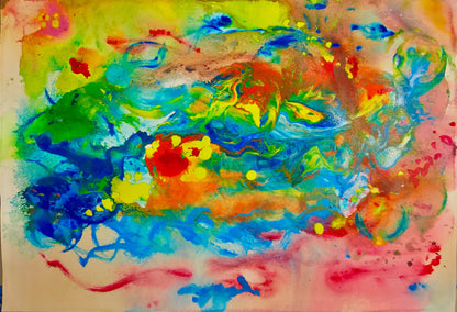 The_Koi_Pond- Sonarta.com Have you ever stood beside a koi pond and felt your soul awaken? There’s a magic in those shimmering, graceful fish gliding effortlessly through the water—an undeniable serenity that touches the deepest parts of your heart. Close your eyes for a moment, take a deep breath, and let the gentle ripples whisper peace into your mind. Just try to meditate by this pond. Feel the calm wash over every fiber of your being. This painting is by Shahla Rahimi Reynolds. It is 29" H x 21" W.